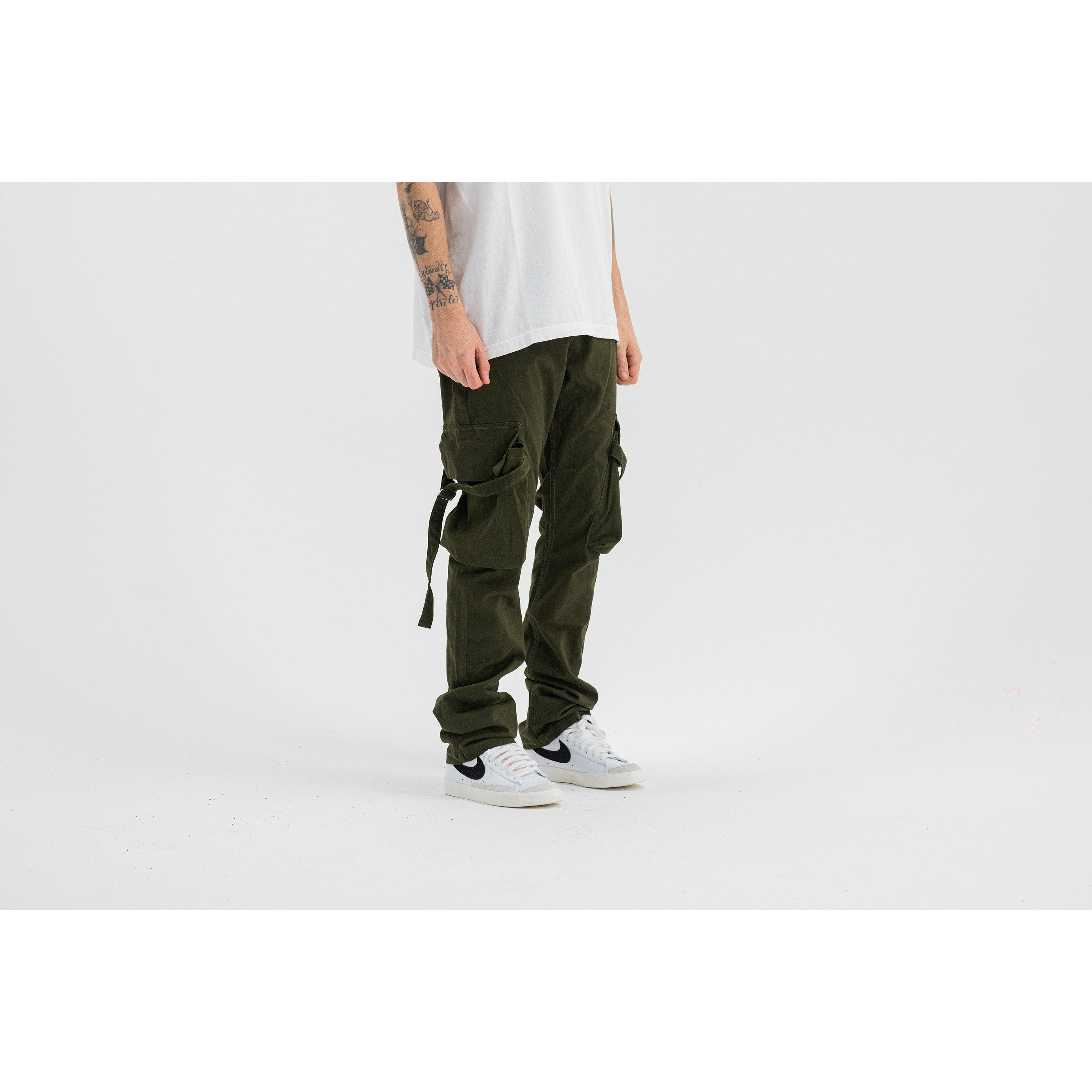 Uniform Strapped Cargos (Deep Olive) UNIFORM STUDIOS