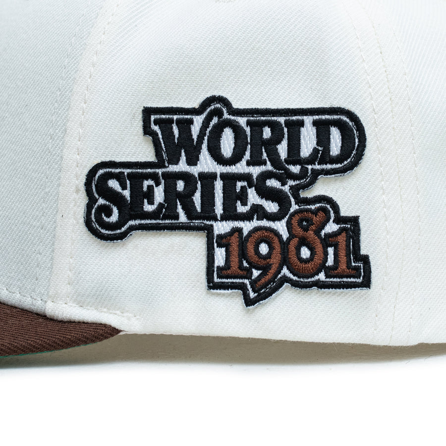 LA 1981 World Series Snapback (Cream/Brown)