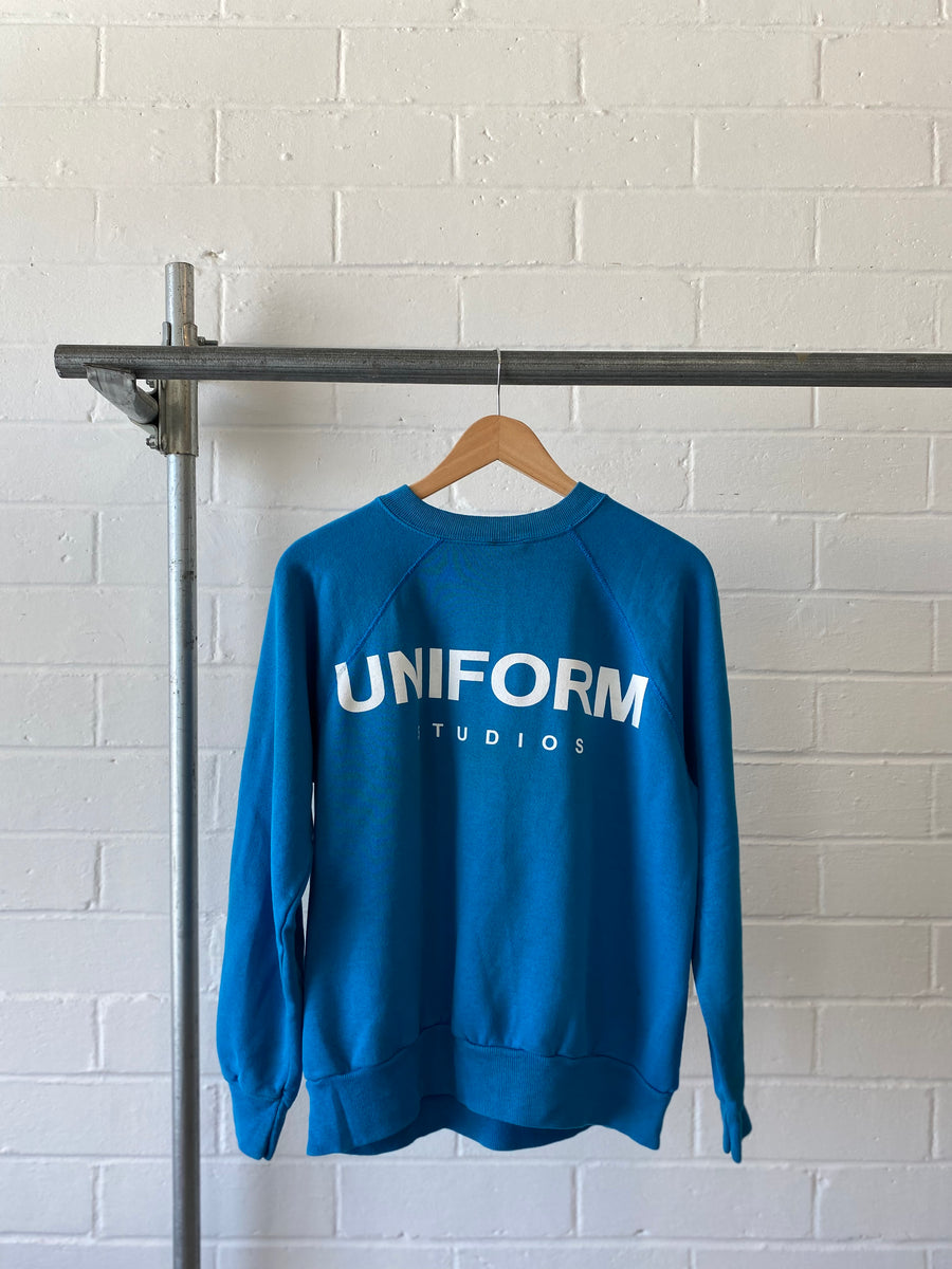 RAGLAN CREWNECK TURQIOSE(X-SMALL)