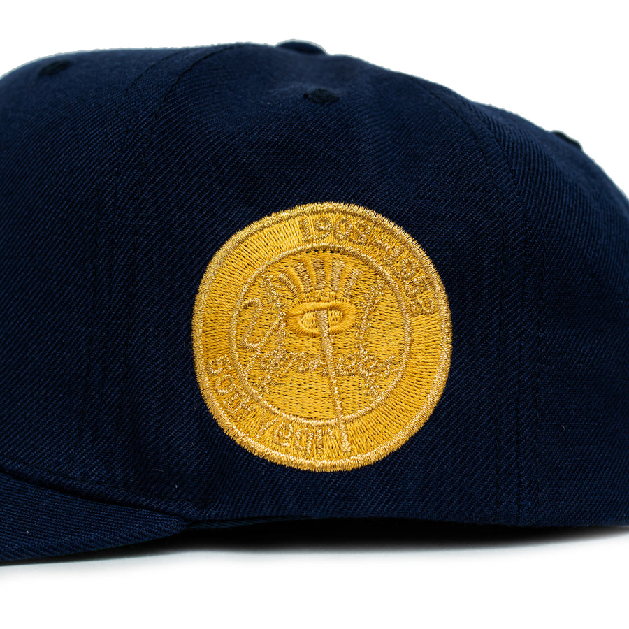 NY 50th Year Anniversary Gold Stamp Snapback (Forest Green)
