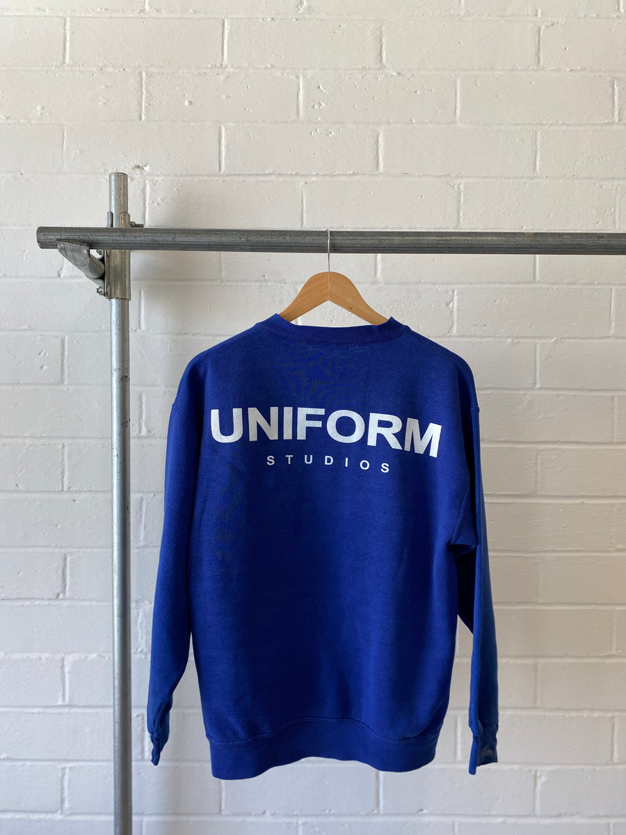 VINTAGE DEEP PURPLE/INDIGO CREWNECK (SMALL/MEDIUM)