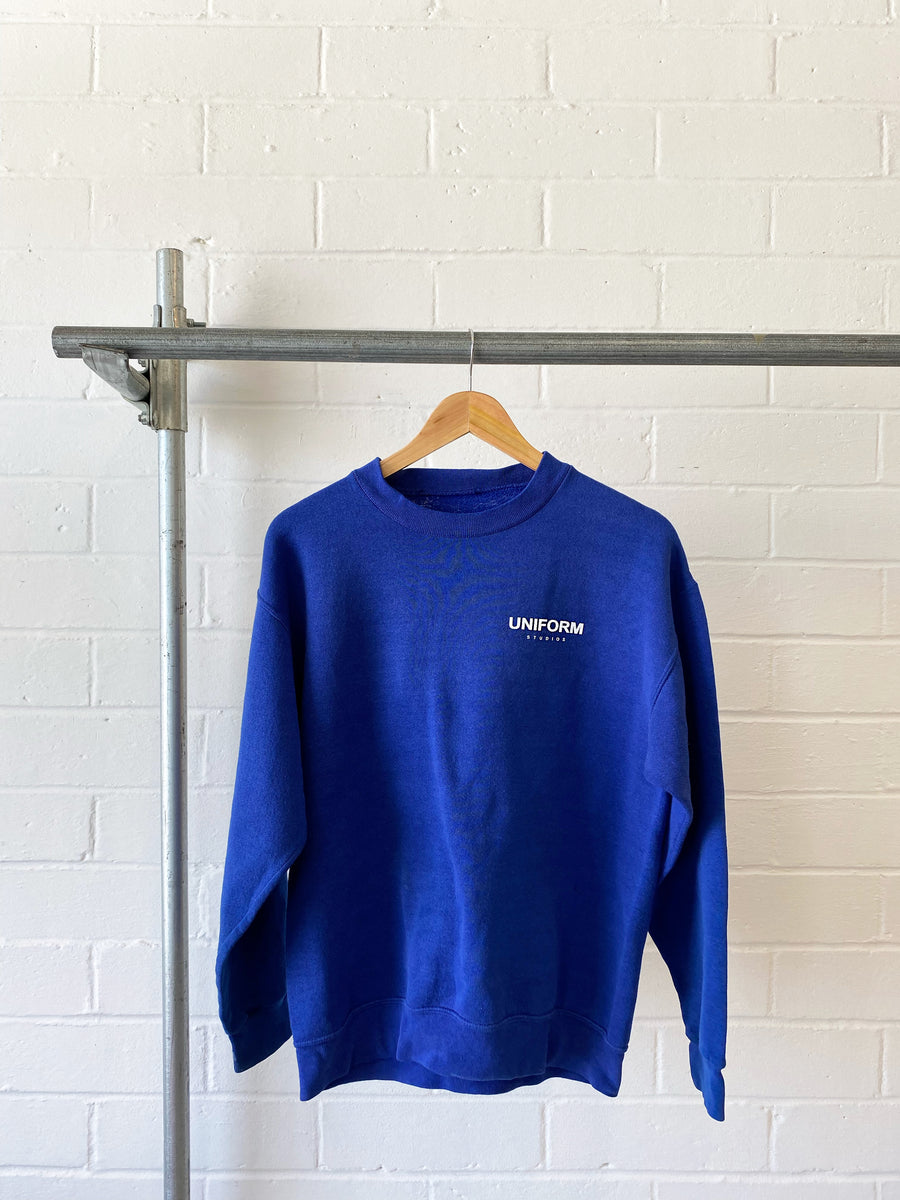 VINTAGE DEEP PURPLE/INDIGO CREWNECK (SMALL/MEDIUM)