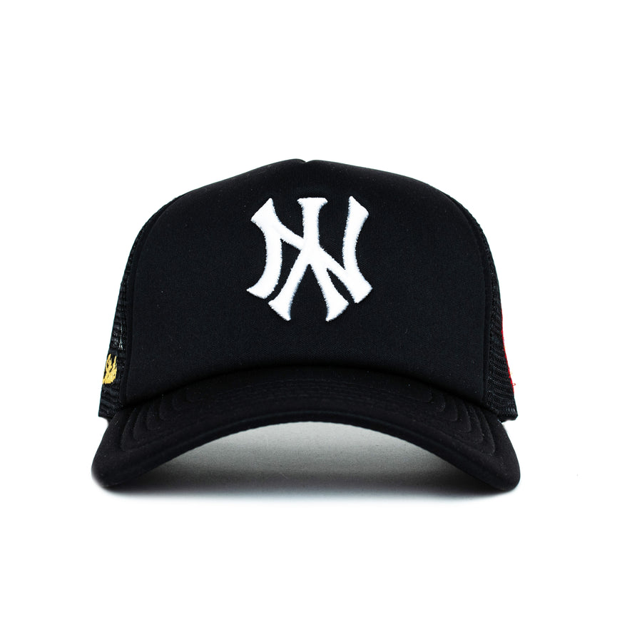 NY Foam Trucker Snapback 50 Year Anniversary (Black/Black)