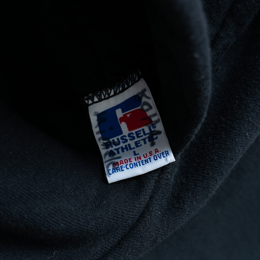 RUSSELL (MADE IN USA) BLACK HOODIE (LARGE)