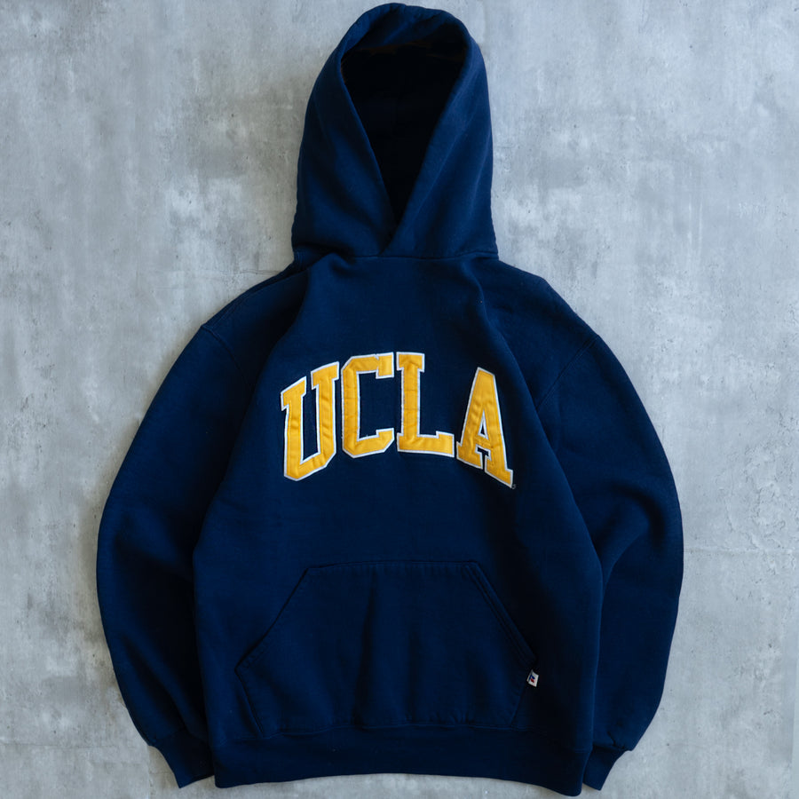VINTAGE UCLA RUSSELL NAVY HOODIE (LARGE)