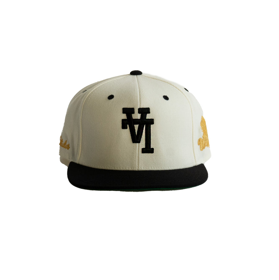 LA World Series 1988 Gold Stamp Snapback (Cream/Black)