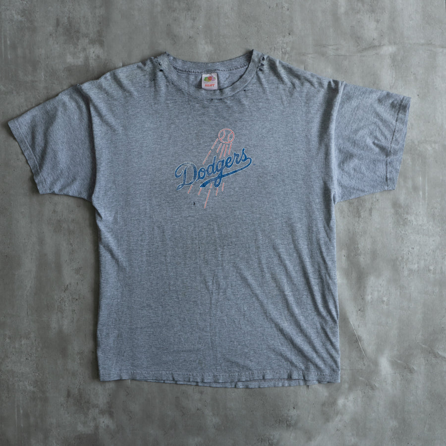 2000'S DODGER HEATHER GREY T-SHIRT (X-LARGE)