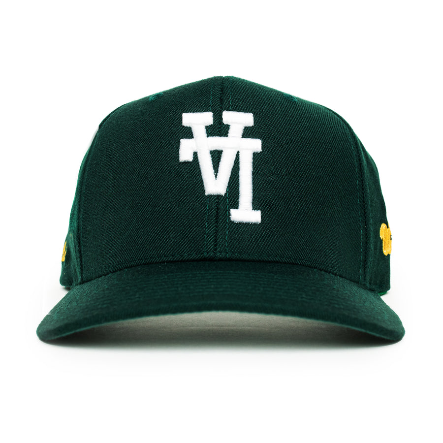LA World Series 1988 Gold Stamp Snapback (Forest Green)