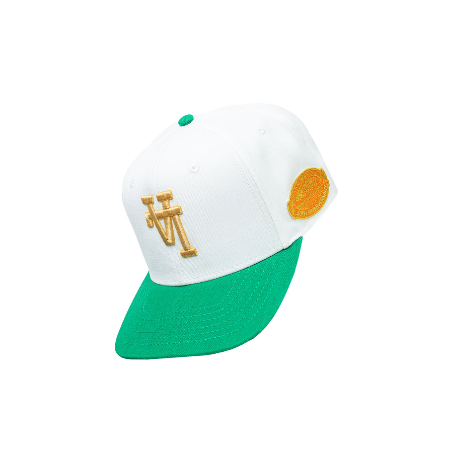 LA 50th Anniversary Snapback (Kelly Green/Cream)