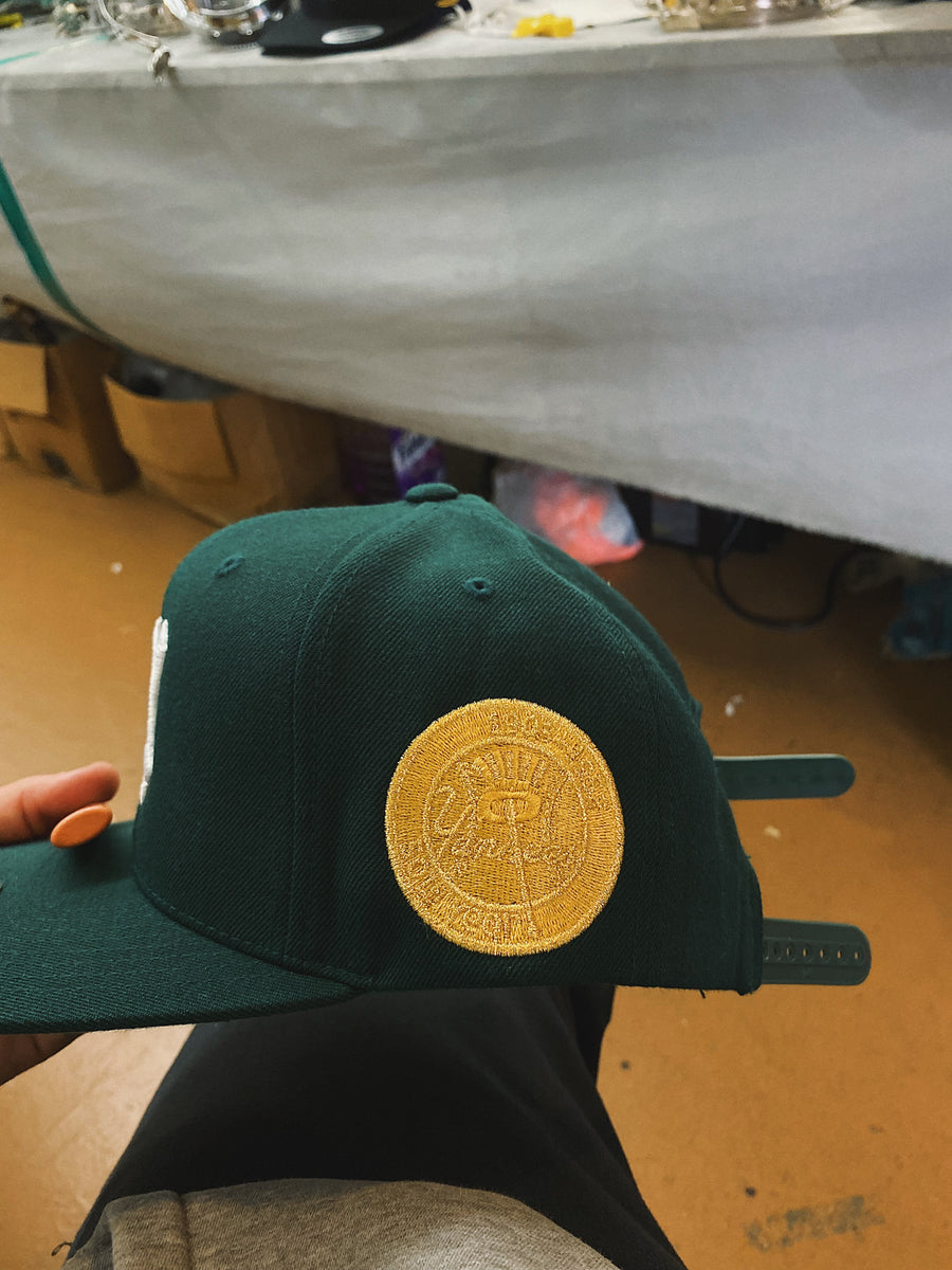 NY 50th Year Anniversary Gold Stamp Snapback (Black)