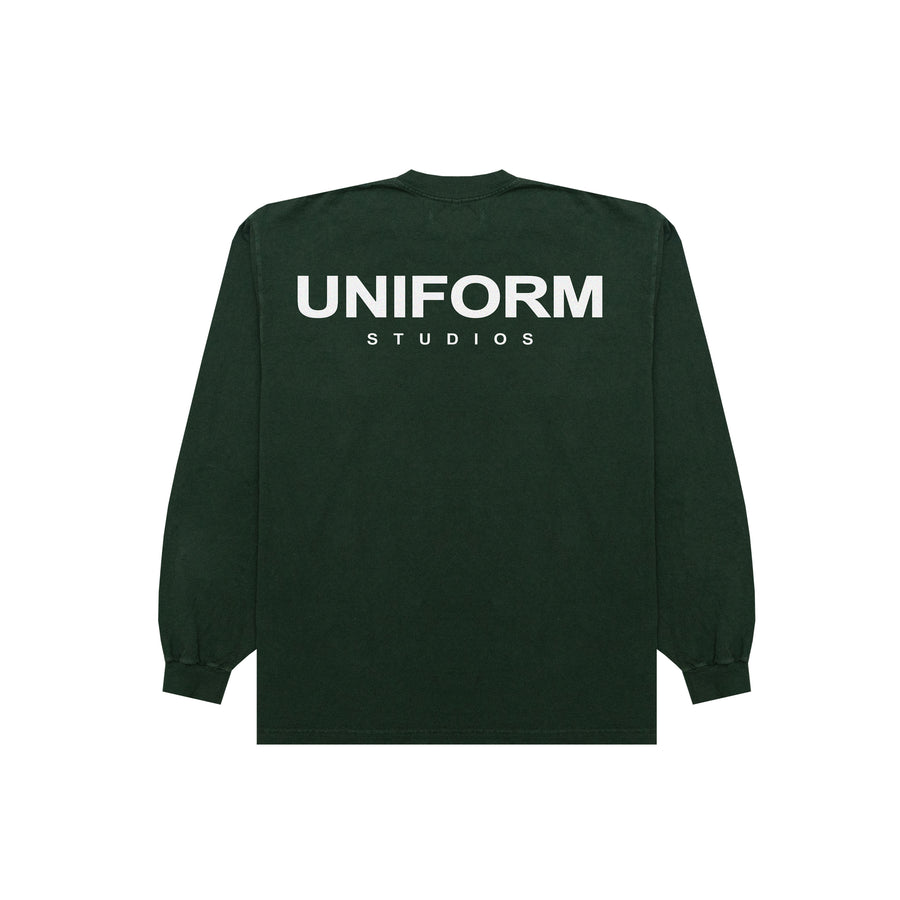 Uniform Studios Logo Long Sleeve (Forest)