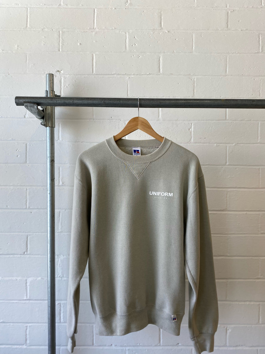 RUSSELL BLANK CREWNECK BEIGE (SMALL)
