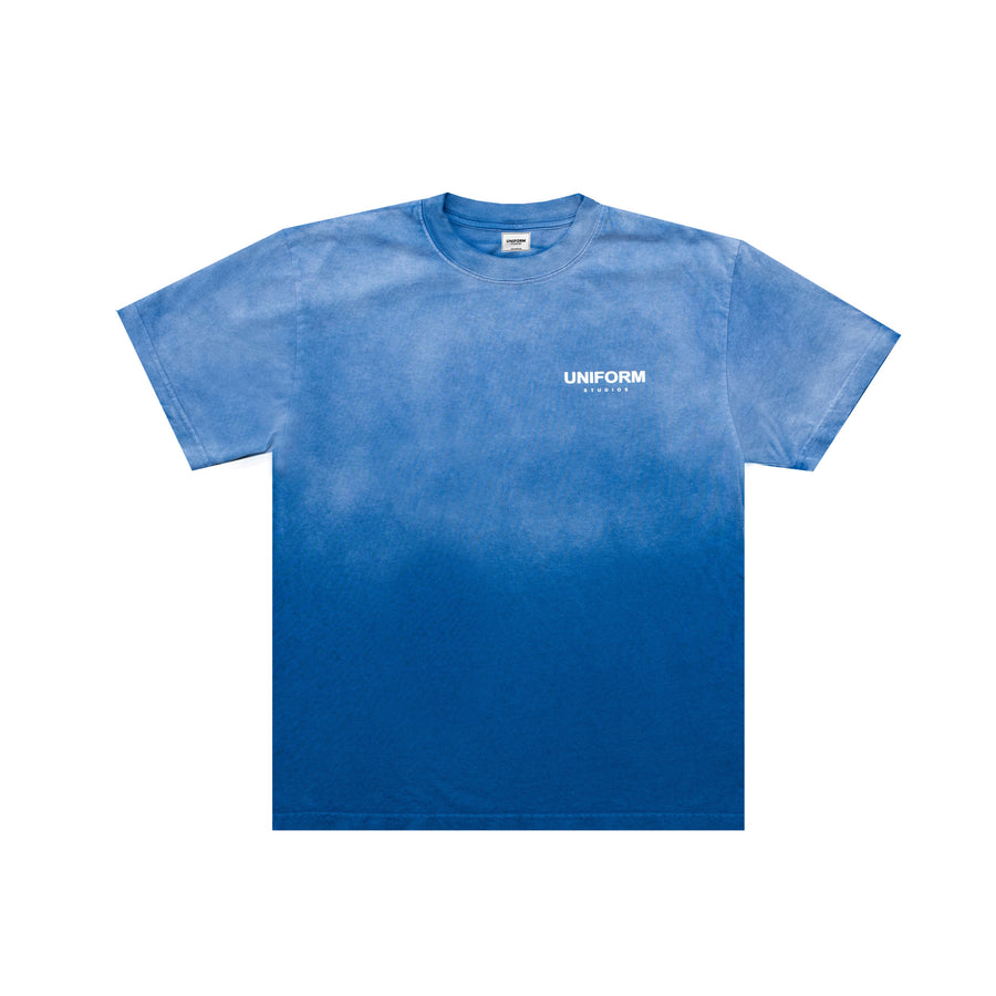 Uniform Studios Logo Tee Ombre (Sea Blue)