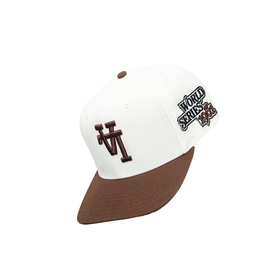 LA 1981 World Series Snapback (Cream/Brown)