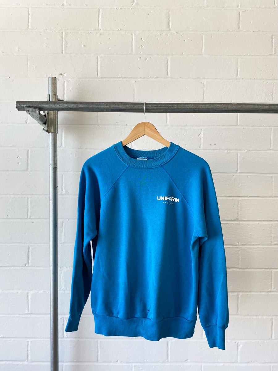 RAGLAN CREWNECK TURQIOSE(X-SMALL)
