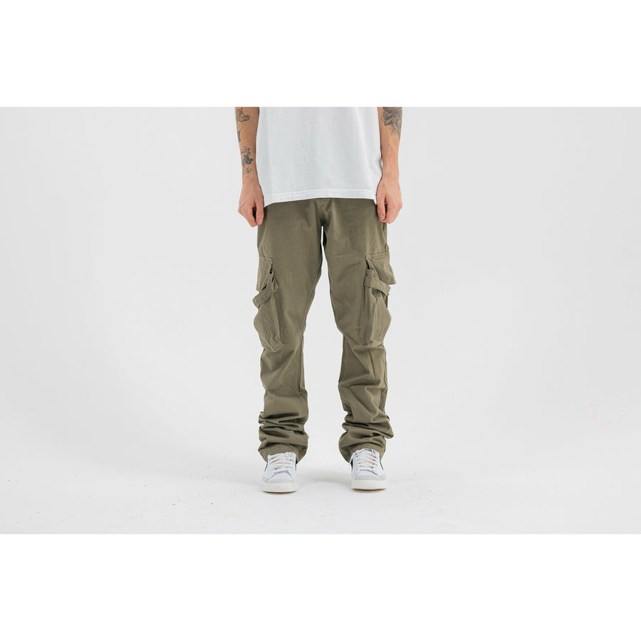 Uniform Strapped Cargos (Dusted Green)