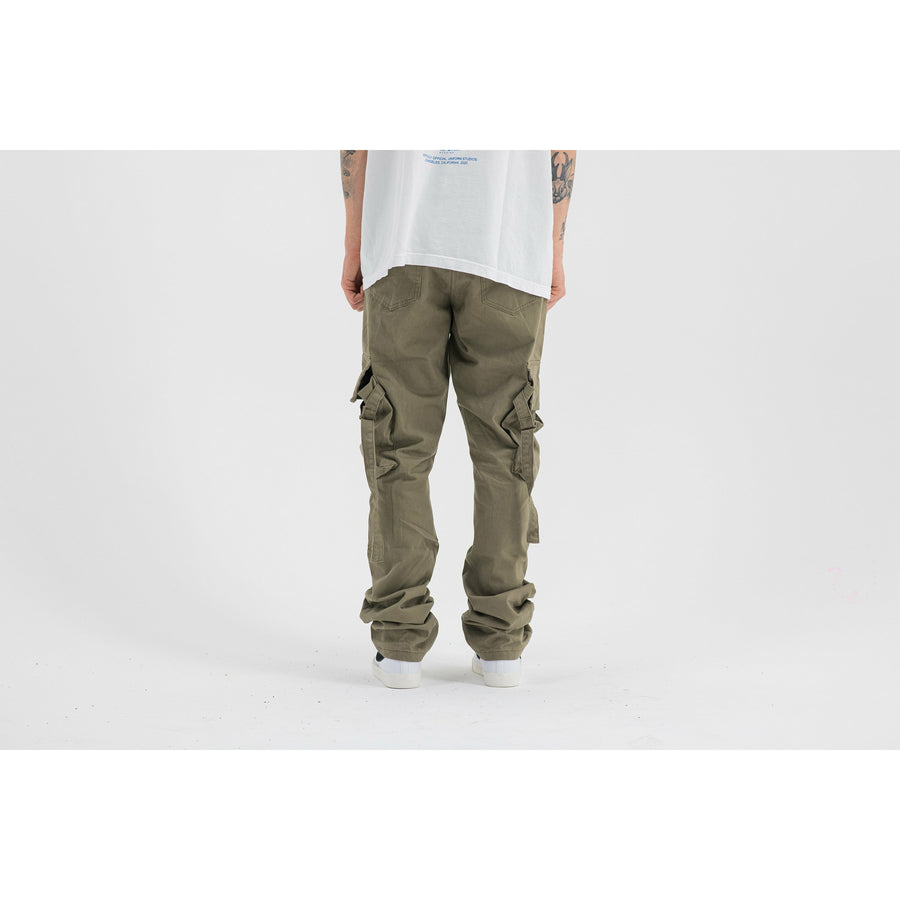 Uniform Strapped Cargos (Dusted Green)
