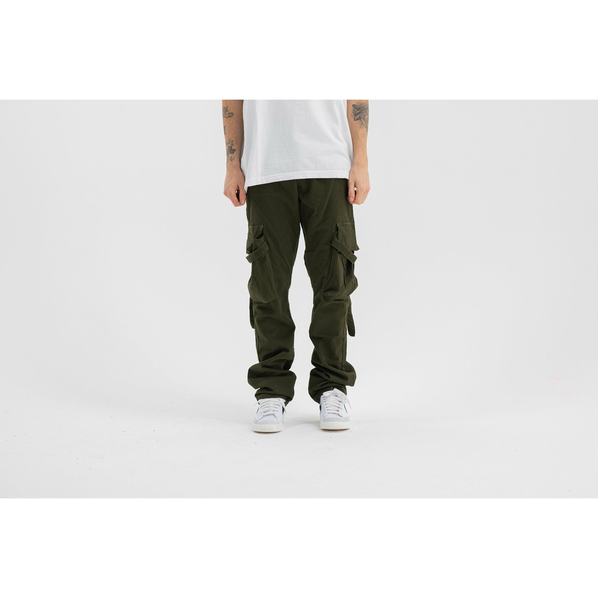 Uniform Strapped Cargos (Deep Olive) UNIFORM STUDIOS