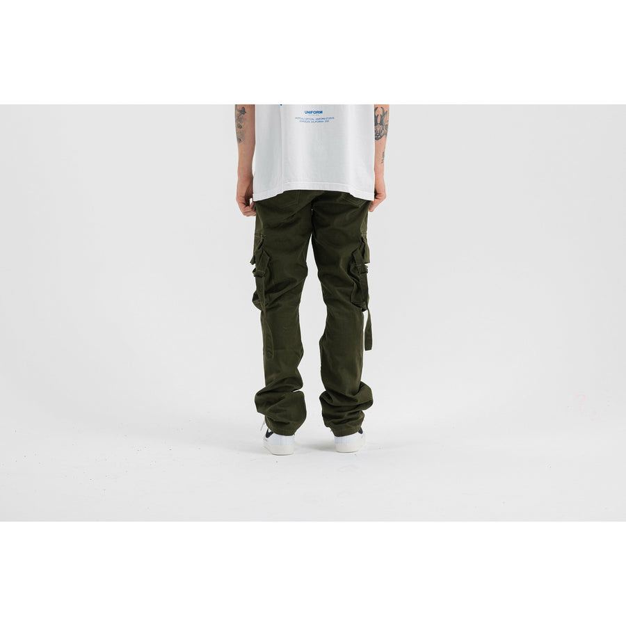 Uniform Strapped Cargos (Deep Olive) UNIFORM STUDIOS