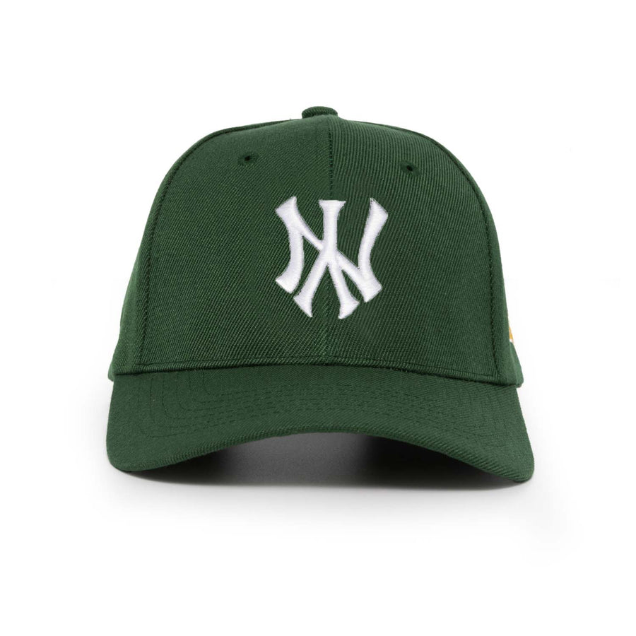 NY X Monogram Snapback (Forest Green)