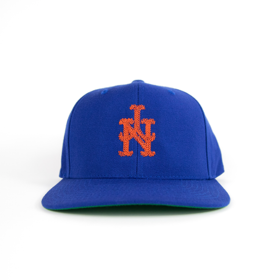Uniform Studios Mets Chain Stitch Snapback (Royal/Orange)
