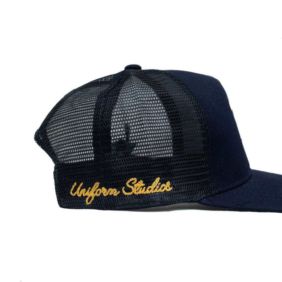 NY Trucker Snapback (Navy/Navy)