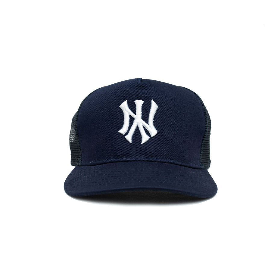 NY Trucker Snapback (Navy/Navy)