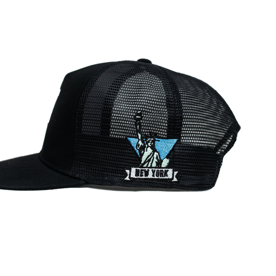 NY Trucker Snapback (Navy/Navy)