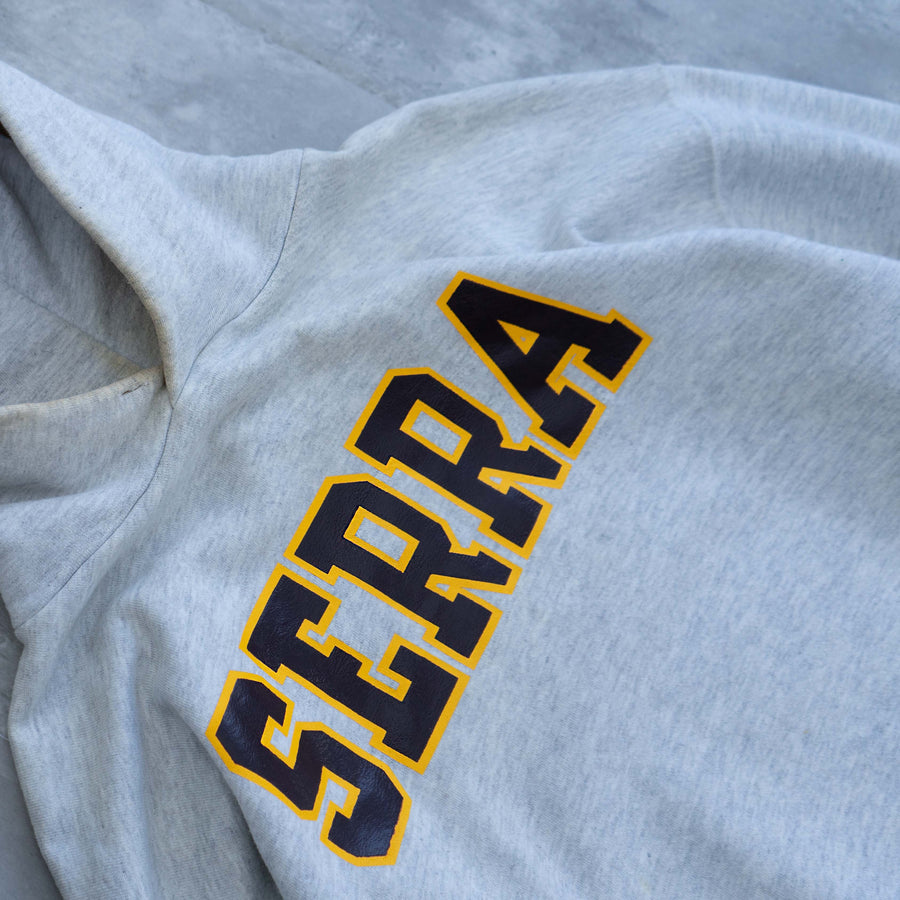 1990'S RUSSELL COLLEGIATE HOODIE HEATHER GREY (2XL)