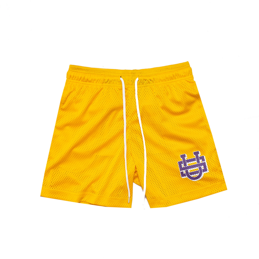 Uniform Studios Mesh Shorts (Gold/Purple)