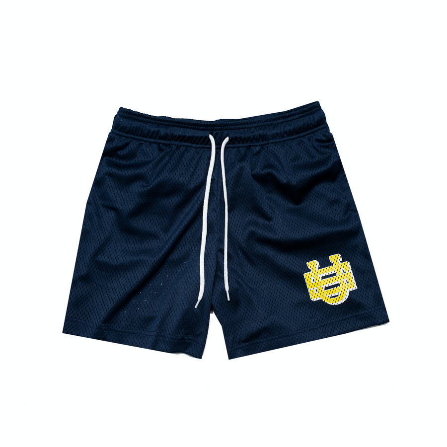 Uniform Studios Mesh Shorts (Navy/Yellow)