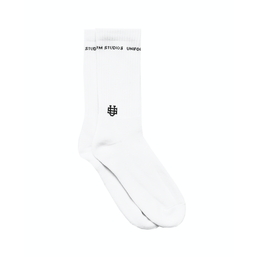 Uniform Monogram Socks (White)
