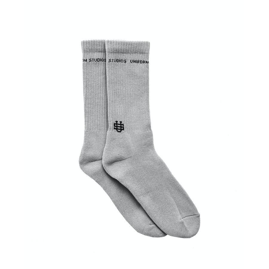 Uniform Monogram Socks (Grey)