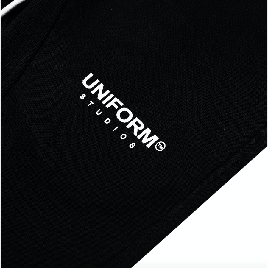 Uniform Flared Logo Sweats (Black)
