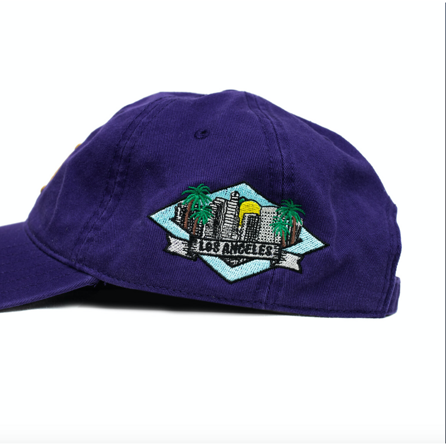 Uniform LA Dad Hat (Purple/Gold)