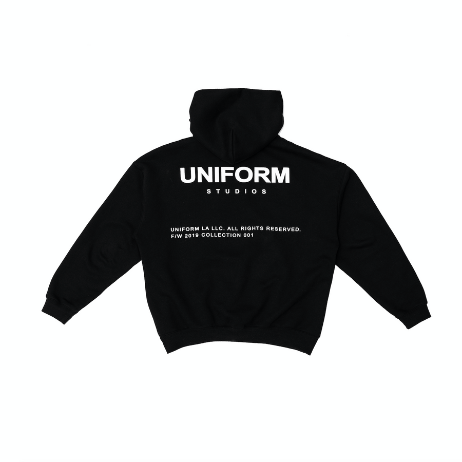 Classic Logo Hoodie in Black