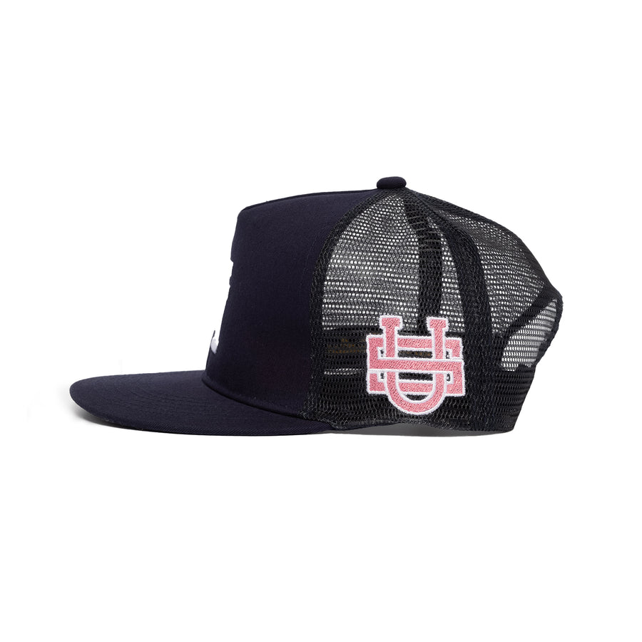 LA X Monogram Trucker Hat (Navy/Navy)