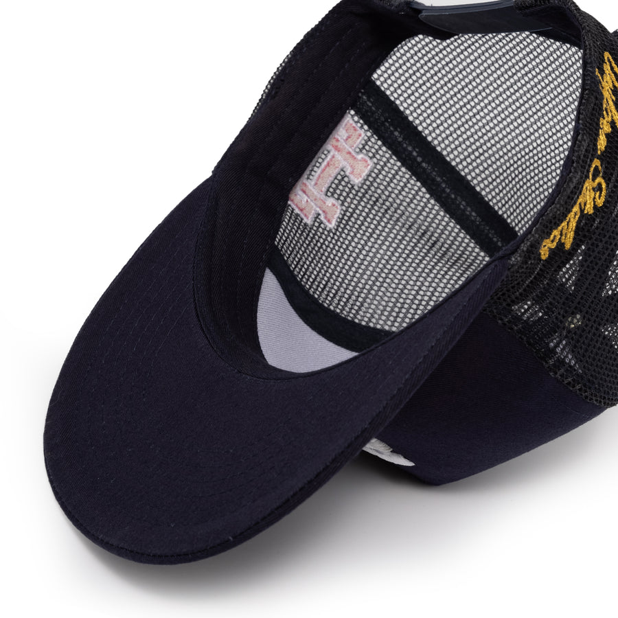 LA X Monogram Trucker Hat (Navy/Navy)