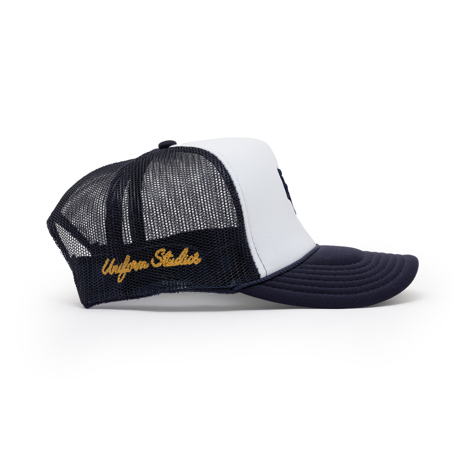 LA Trucker Hat (Navy/White)