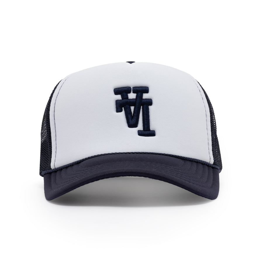 LA Trucker Hat (Navy/White)