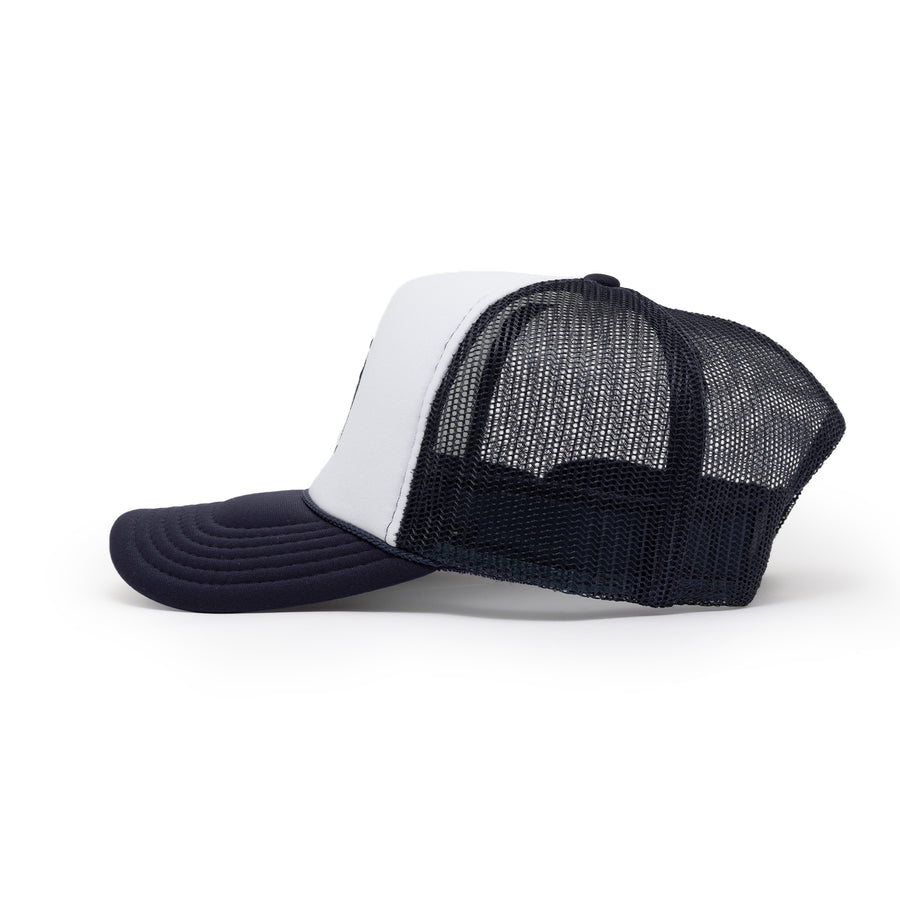 LA Trucker Hat (Navy/White)
