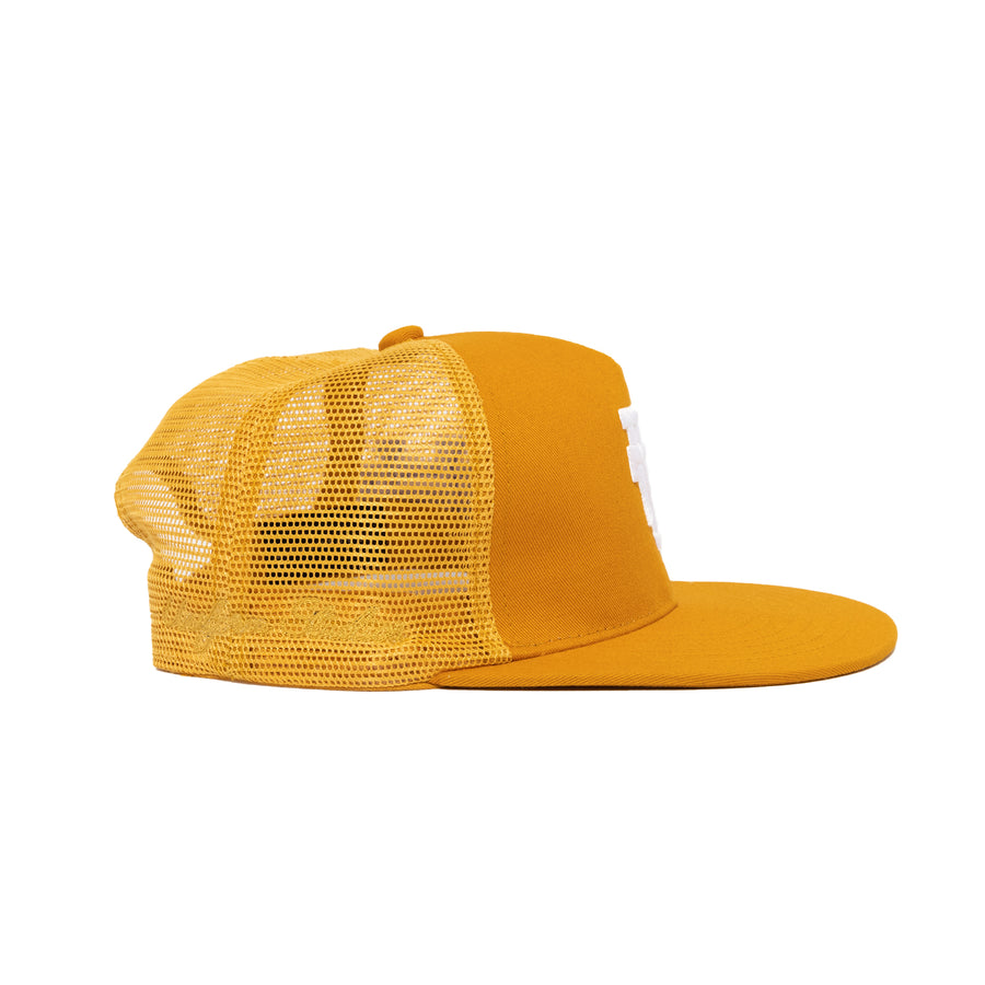 LA X Monogram Trucker Hat (Mustard/Mustard)