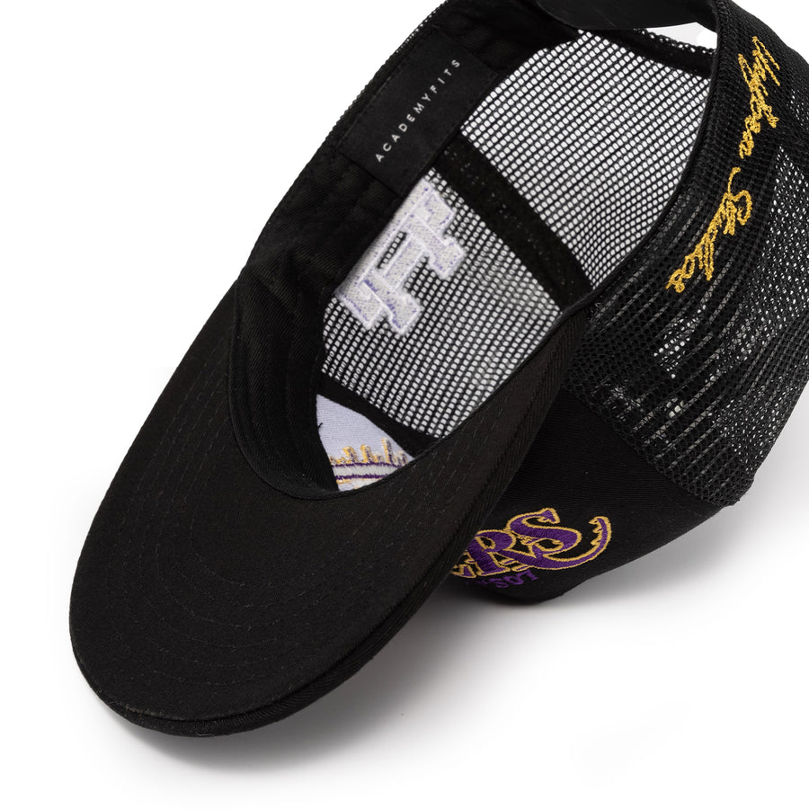 Lakers Trucker Snapback (Black/Black)