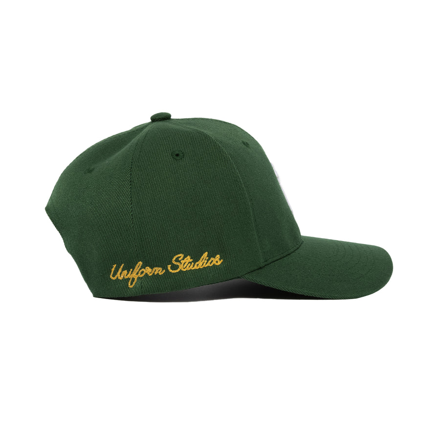 NY X Monogram Snapback (Forest Green)