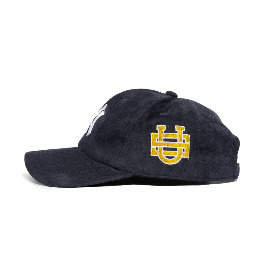 NY X Monogram Suede Strapback (Navy)