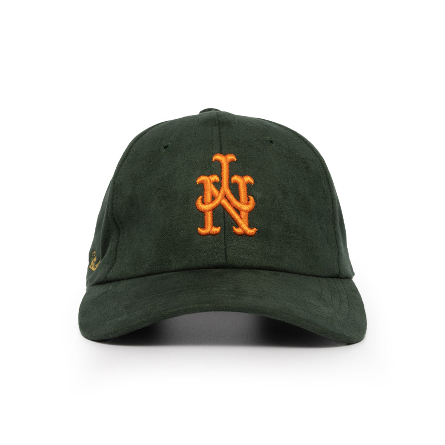 Mets Suede Strapback (Forest Green)