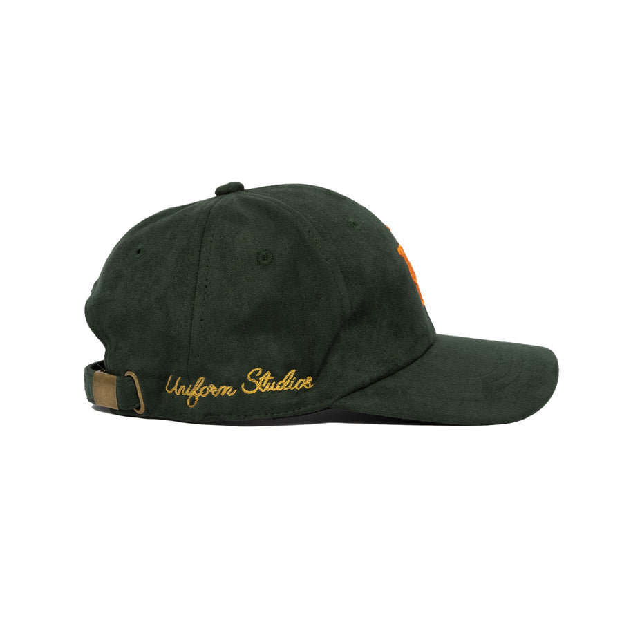 Mets Suede Strapback (Forest Green)