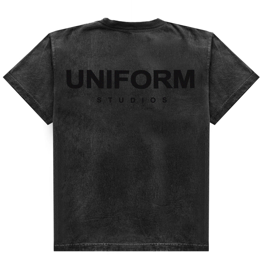 Uniform Studios Logo Tee (Aged Black)