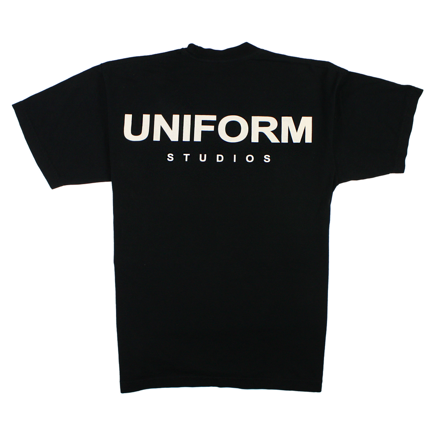Uniform Studios Logo Tee (Black/Cream)