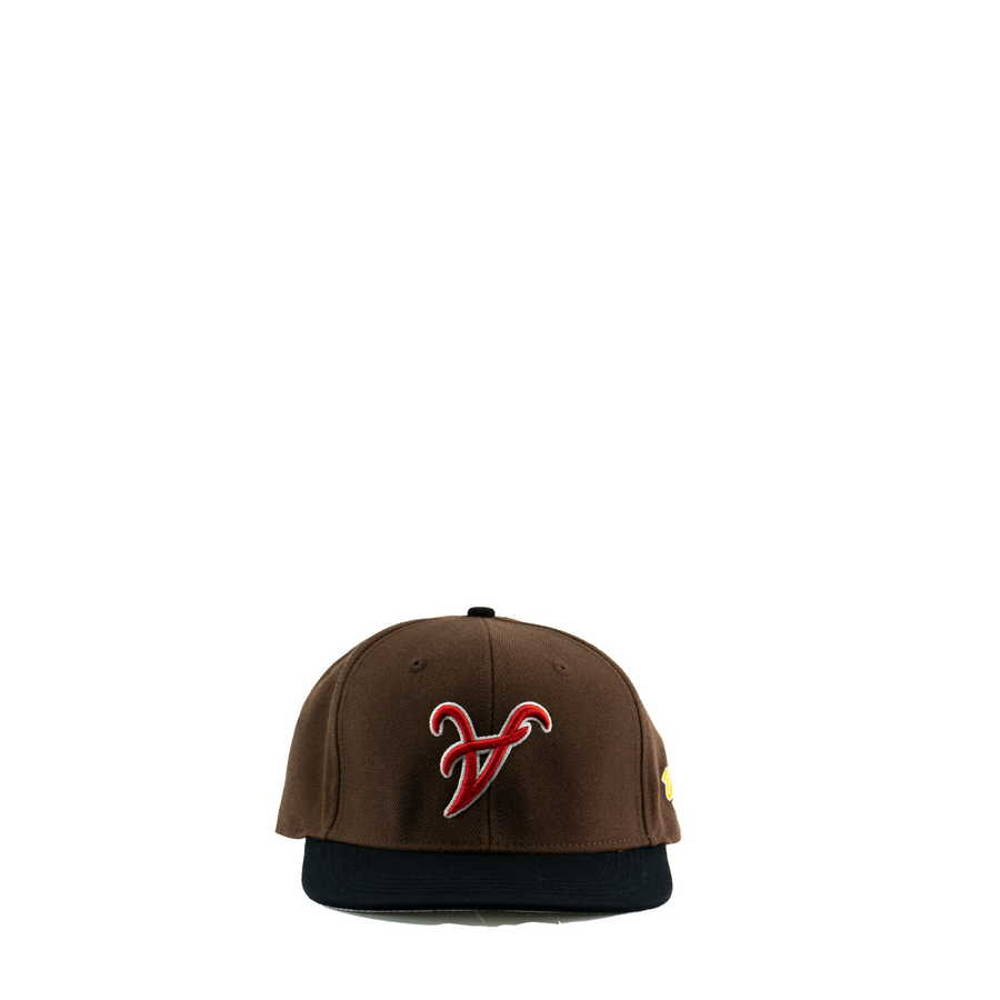 Uniform ATL Braves World Series Snapback (Brown/Black)